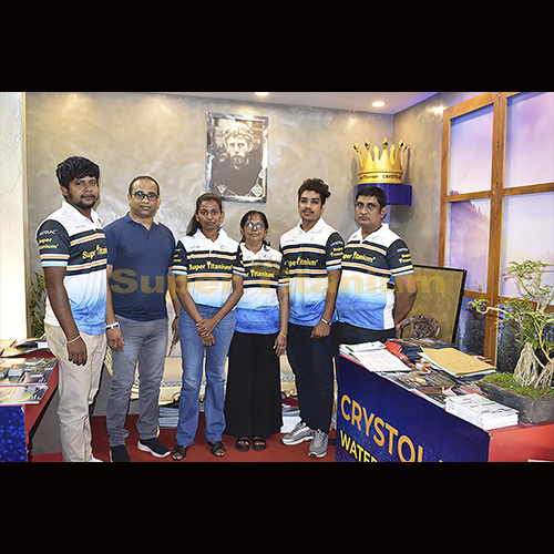 Crystolac super Titanium stall at Construct 2023 Exhibition-BMICH photo